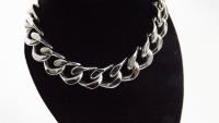Mens Stainless Steel Lobster Claw Clasp Closure Curb Cuban Link Chain Bracelet