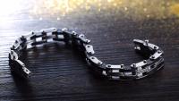 Mens Stainless Steel Link Chain Bracelet