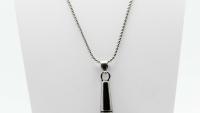 Microphone Pendant "Jumbo Super Size" Stainless Steel
