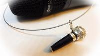 Microphone Pendant on Cable Cord