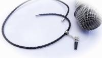 Microphone Choker Necklace "Slimline" style