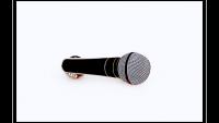 Microphone Pin Badge - Shure SM58 Style