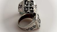 Music Note Biker Ring - Stainless Steel