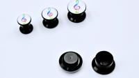 Music Note Ear Plug Expander Tunnel Colourful