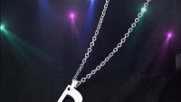 Music Note Quaver Necklace in Stainless Steel