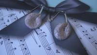 Musical Note Drop Earrings