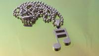 Chrissie C Music themed necklace