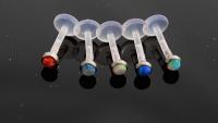 Opal Bioplast Flexible Labret Ear/Tragus/Monroe