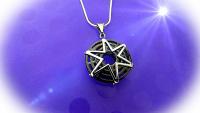 Paloma Star Circle Pendant in Stainless Steel- Customise This!