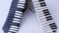 Piano Notes Tie - 2 Designs