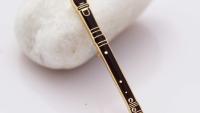 Recorder Musical Instrument Pin Badge