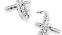 sax cufflinks