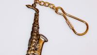 saxophone keyring