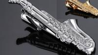 Saxophone Tie Bar