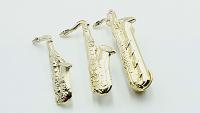 Saxophone Pin Badges - 3D Detailed Design - Alto, Tenor & Baritone