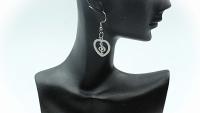 Treble Clef Heart  Earrings