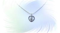 Treble Clef Heart Necklace