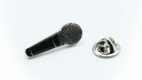 Shure Microphone Style Mini Pin Badge