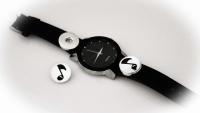 Retro Music Watch With Changeable Music Snap Buttons