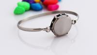 Snare Drum Stainless Steel Bangle