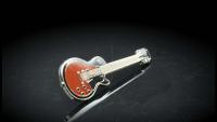 Guitar Pin Badge Sunburst Rare Special 55