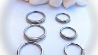 Steel Spring Wire Captive Ring BCR Body Piercing Jewellery