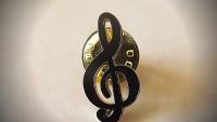 Treble Clef (G Clef) Pin Badge