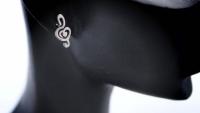 Treble Clef Earrings in Stainless Steel