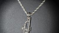 Trumpet Pendant - Stainless Steel