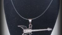 Electric Guitar Pendant - Off The Wall Shape