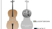 Cello pin badge from Music Jewellery Online