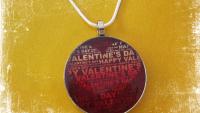 Valentines Love Heart Pendant in Stainless Steel