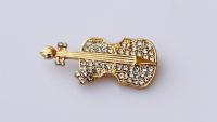 Violin Pin Brooch