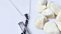 Violin Pendant. 2 tone Stainless Steel