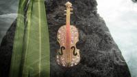 Violin Pin Brooch