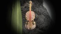 Violin Pin Brooch