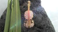 Violin Pin Brooch