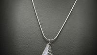 Wavy Piano Keyboard Necklace