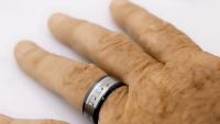 Music Ring - Tungsten and Ceramic Combination Ring -