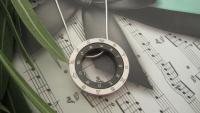 Zodiac Symbol Circle Pendant - "Signs" song