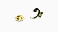 Bass Clef Pin Brooch