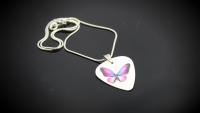 Guitar Pick With Butterfly Jewellery