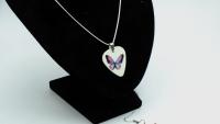 Guitar Pick With Butterfly Jewellery