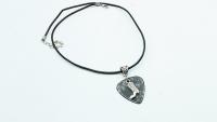 Cowboy Boot Necklace or Choker on Guitar Pick