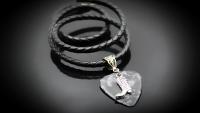 Cowboy Boot Necklace or Choker on Guitar Pick