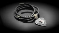 Cowboy Boot Necklace or Choker on Guitar Pick