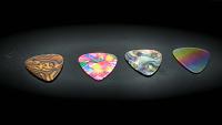 Retro Guitar Pick Necklaces