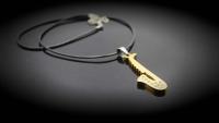 Sax Pendant in Gold - Stainless Steel