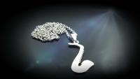 Saxophone Necklace Stainless Steel