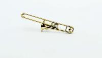 Trombone Pin Badge 3D Design